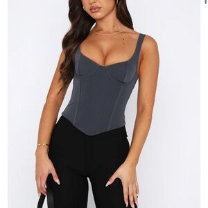 White Fox Boutique Corset Top